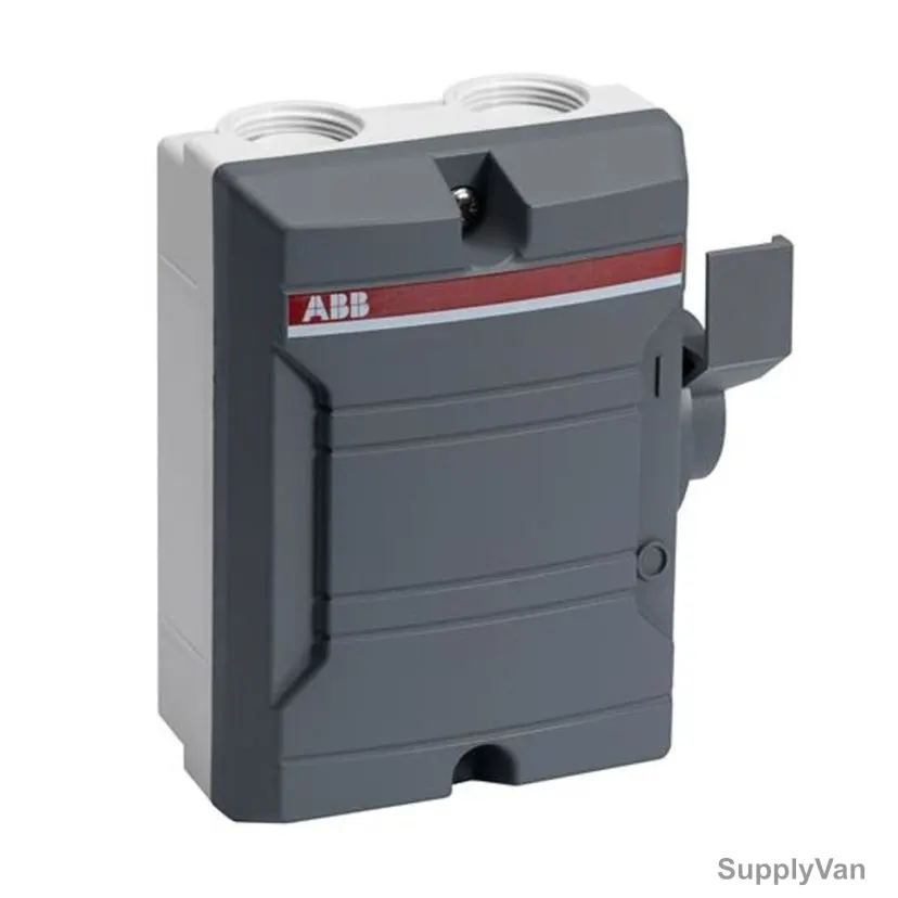 ABB Enclosed Switch Disconnector, BW225DP, 2P, 3.7 kW, 25A — image 1