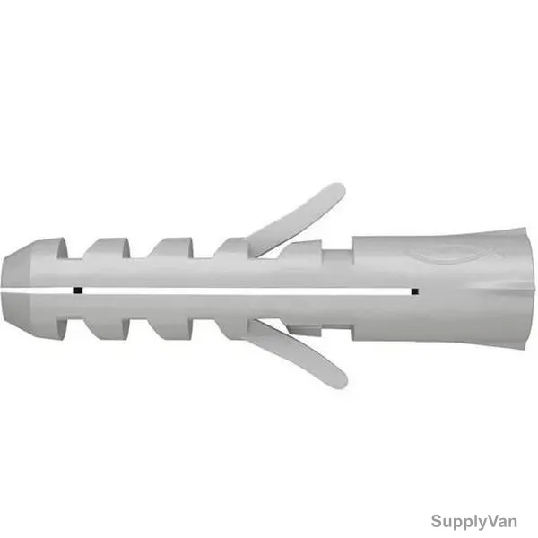Fischer Wall Plug With Collar, Nylon, 6MM, 100 Pcs/Box