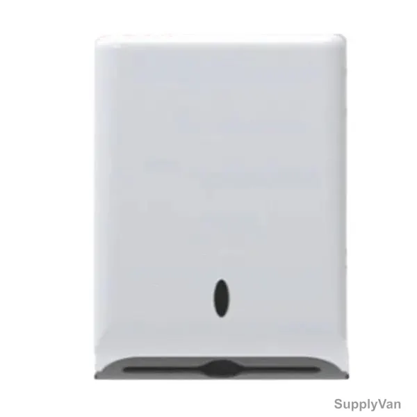 Fengjie C-Fold Paper Towel Dispenser, FQ609A, ABS, 15CM Height x 4.5CM Width x 11CM Length, White