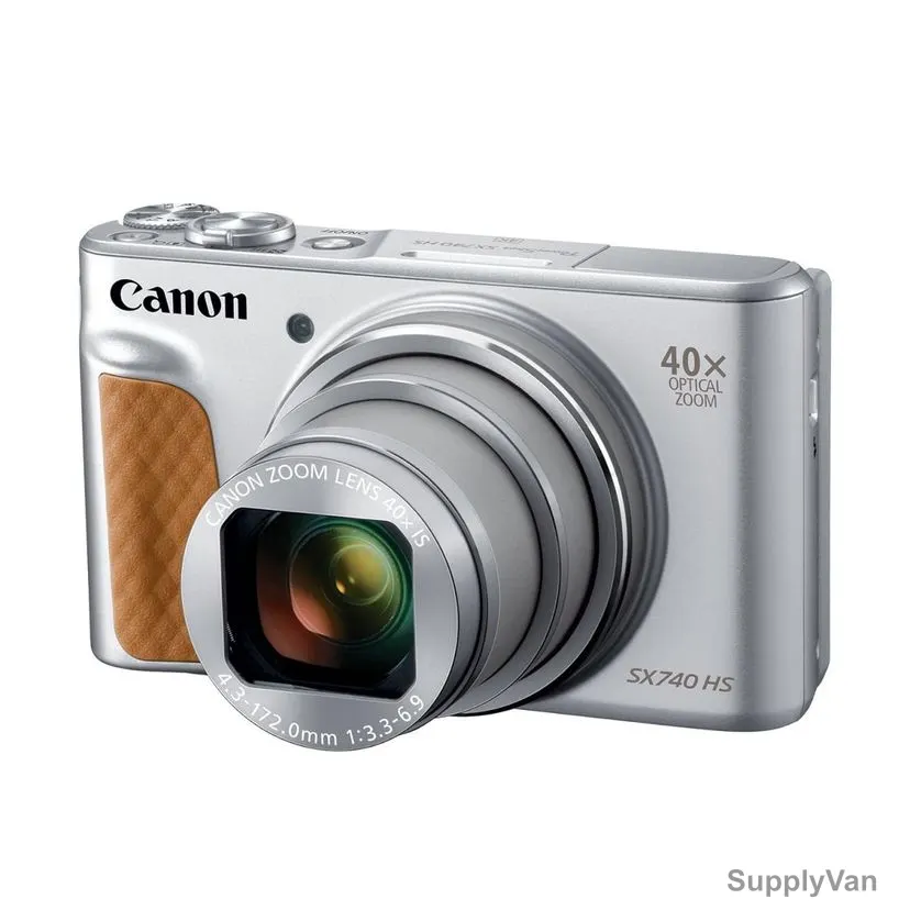 Canon PowerShot Digital Camera, SX740-HS, Optical Zoom, LCD, 3 Inch Display, 20.3MP, Silver — image 1