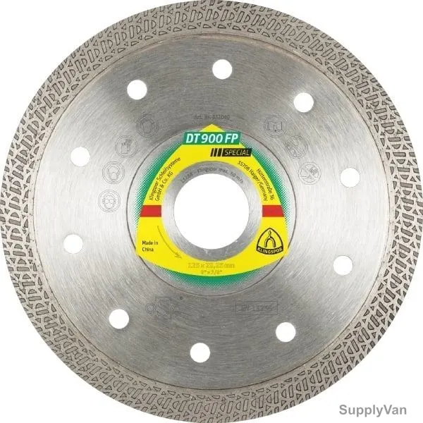 Klingspor Diamond Cutting Blade, DT900FP, Special, 115MM