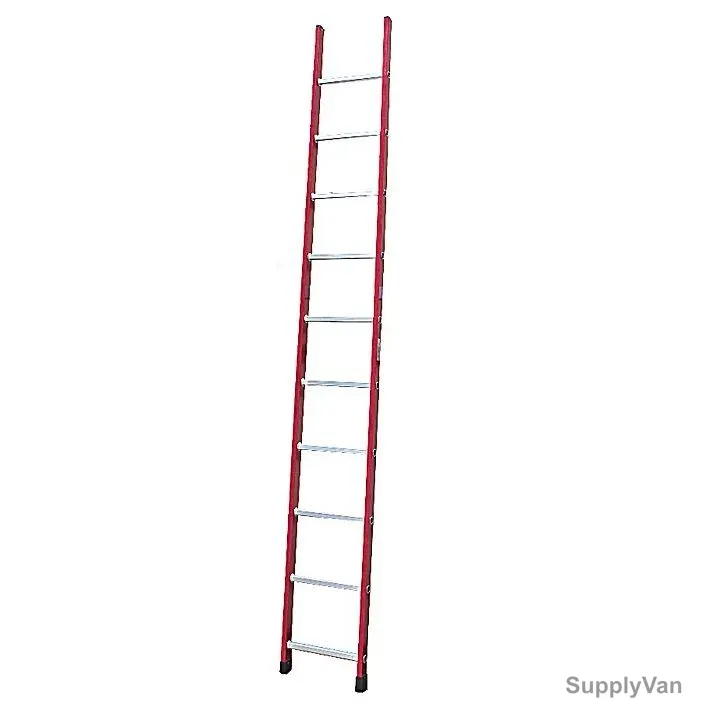 Unique Straight Ladder, USFGSL-10, Fiberglass, 10 Steps, 3.15 Mtrs