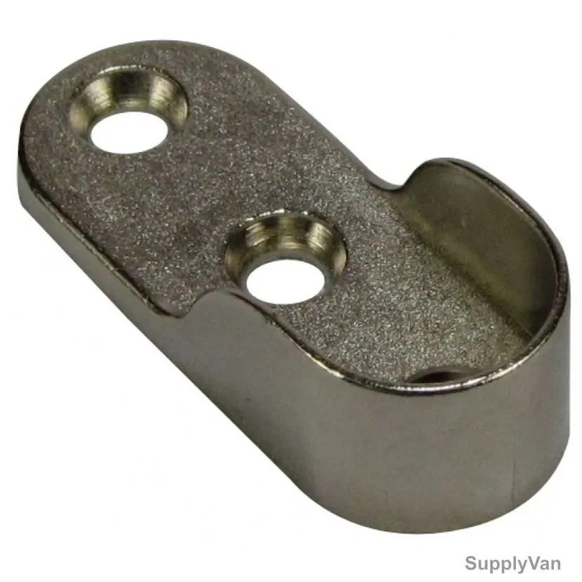 Oval Type Open Bracket Centre, Metal, Silver