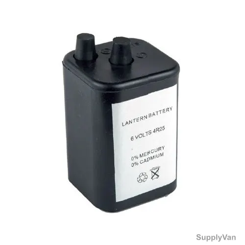Uken Lantern Battery, B6VT, 4R25, 6V