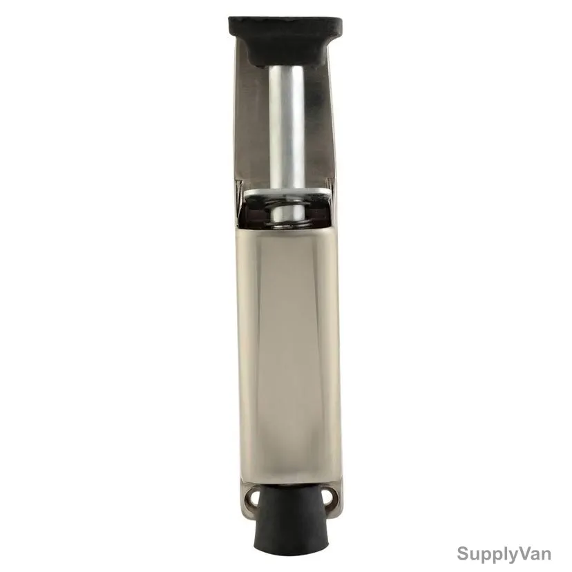 ACS Heavy Foot Door Stopper, M-131-BSN, Zinc, Silver