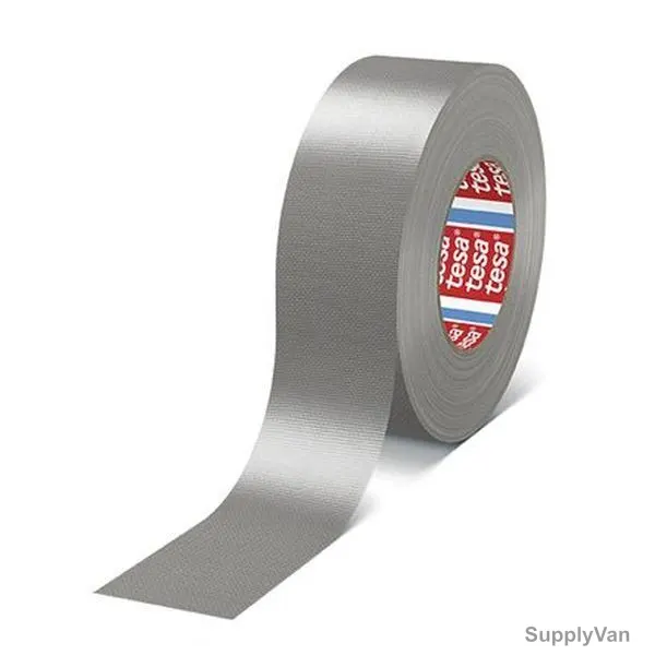 Tesa Cloth Tape, 4688, 50MM Width x 50 Mtrs Length, Silver Grey, 18 Pcs/Box