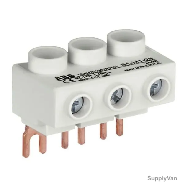 ABB Power Infeed Block, S1-M1-25, 3 Phase, 65A — image 1