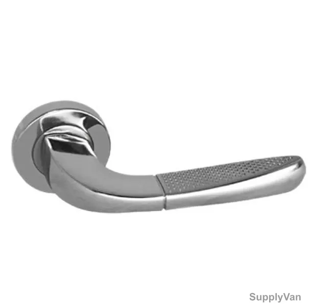 Doganlar Door Handle, Elif, Zinc, Satin Nickel