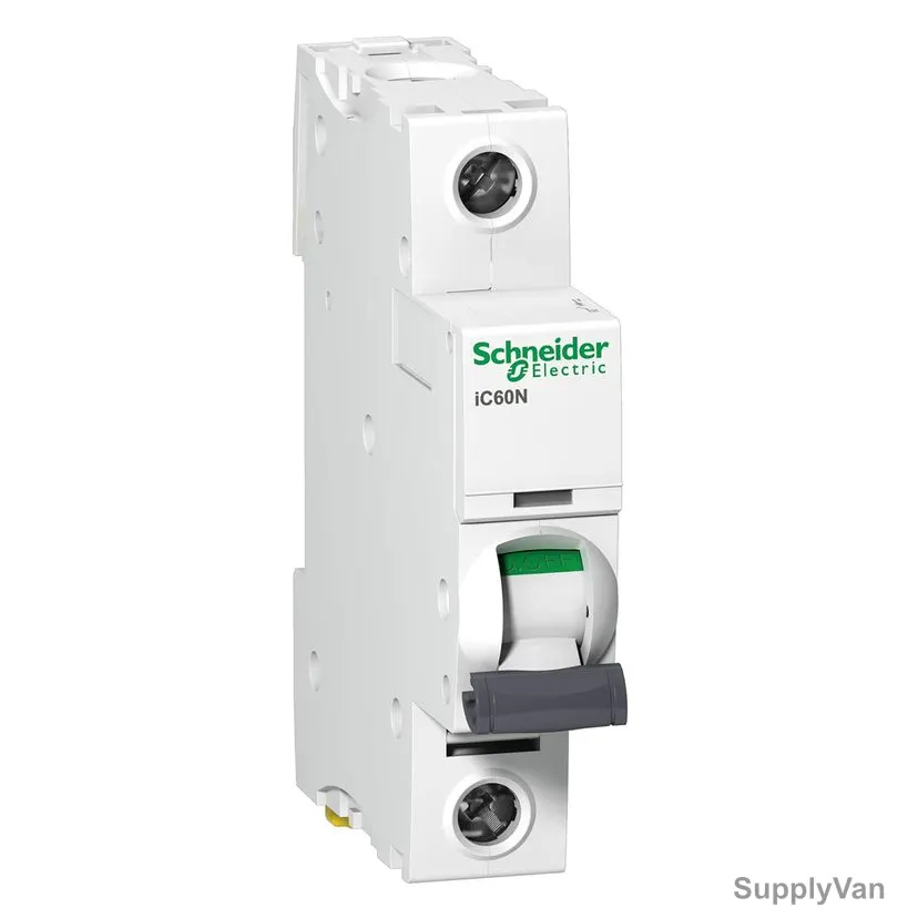 Schneider Electric iC60N Miniature Circuit Breaker, A9F44106, 1P, Curve, C, 6A