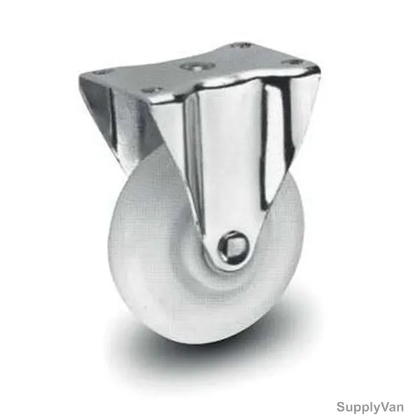 NSF Germany Fix Plate Caster, 365125, Medium Duty, 12.5CM, 150KG