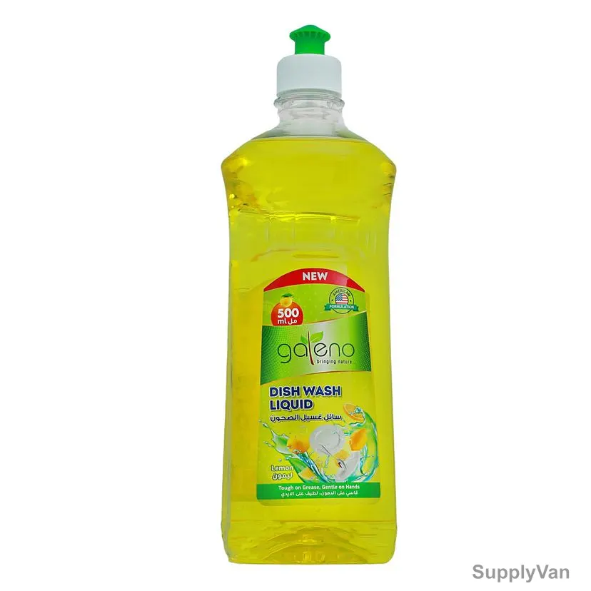 Galeno Dish Wash Liquid, GAL0170, Lemon, 500ML