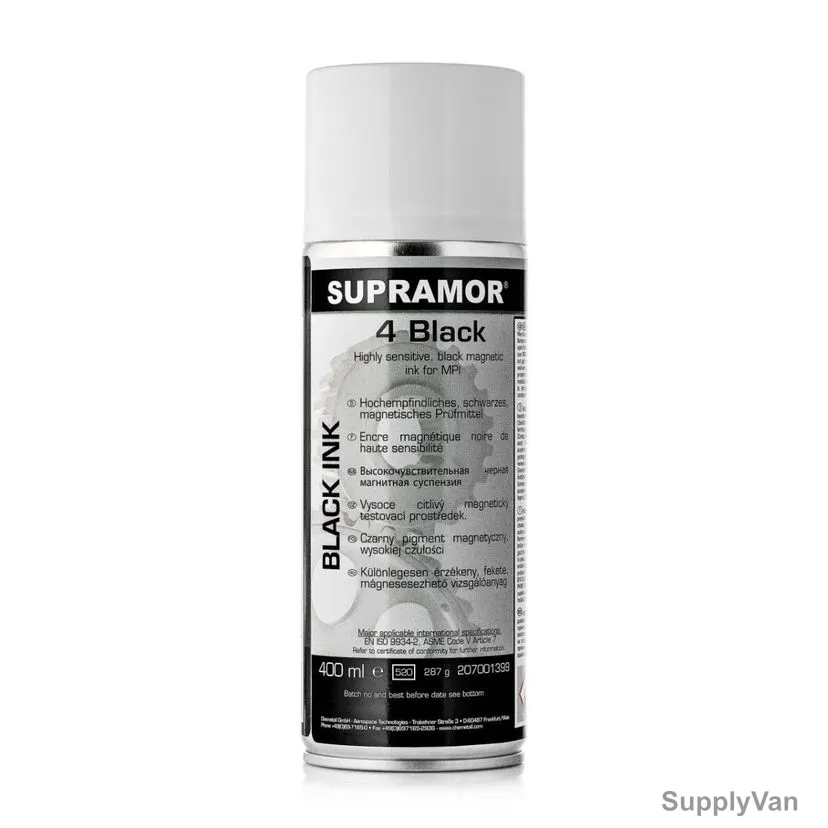 Chemetall Supramor 4 Color Contrast Magnetic Ink, 400ML, Black