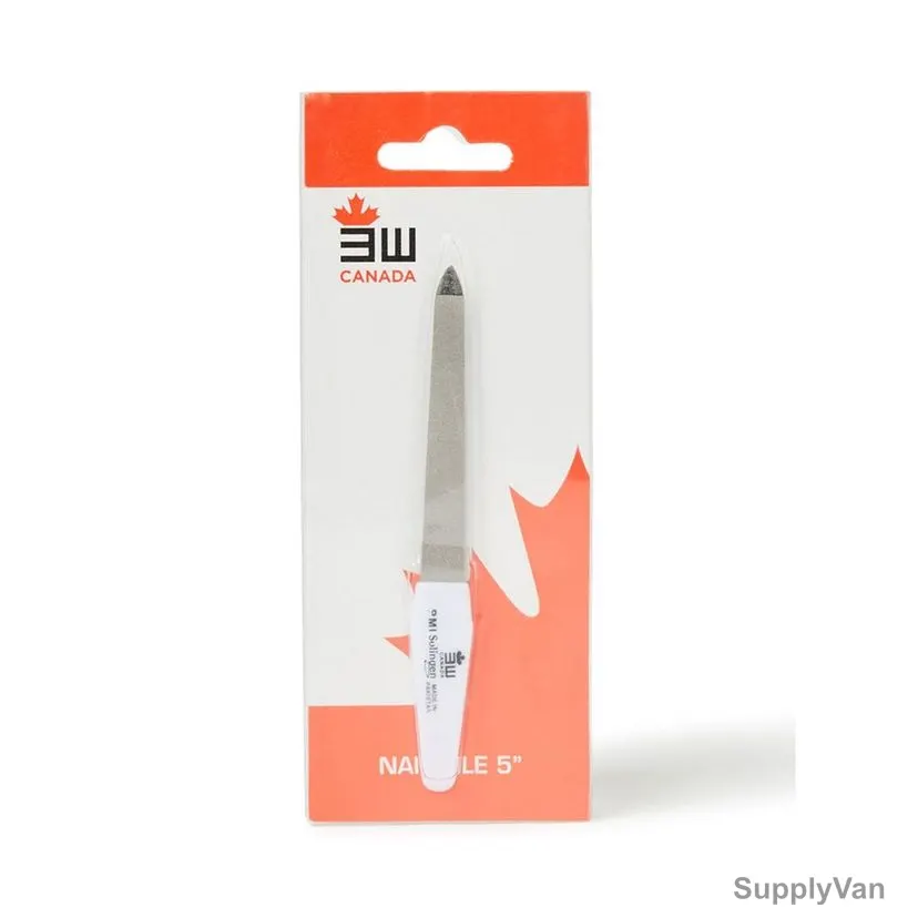 3W Nail File, 3W13-005, Stainless Steel, 5 Inch