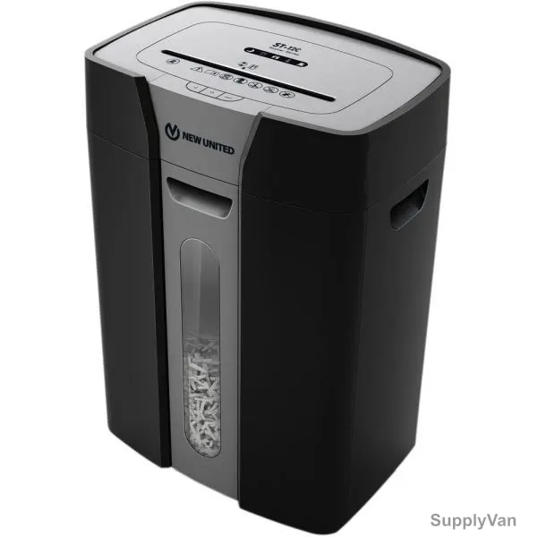 New United Paper Shredder, ST-12C, Cross-Cut, 12 Sheets, 3.9 x 38MM