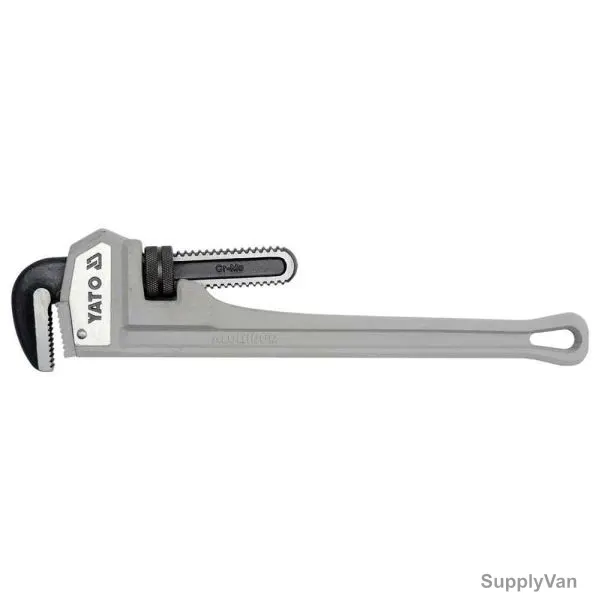 Yato Heavy Duty Pipe Wrench, YT-2482, Aluminium, 14 Inch Length — image 1
