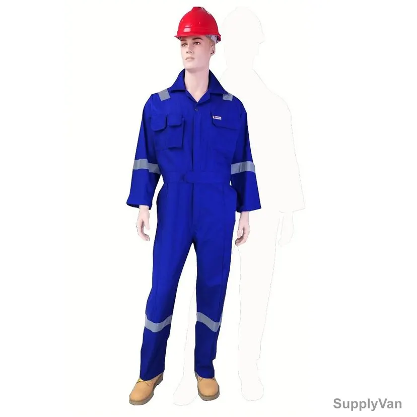Empiral Coverall, E306050502, Cotton, S, Royal Blue