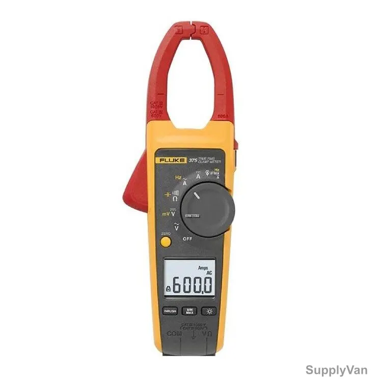 Fluke True RMS AC/DC Clamp Meter, 375, 600V