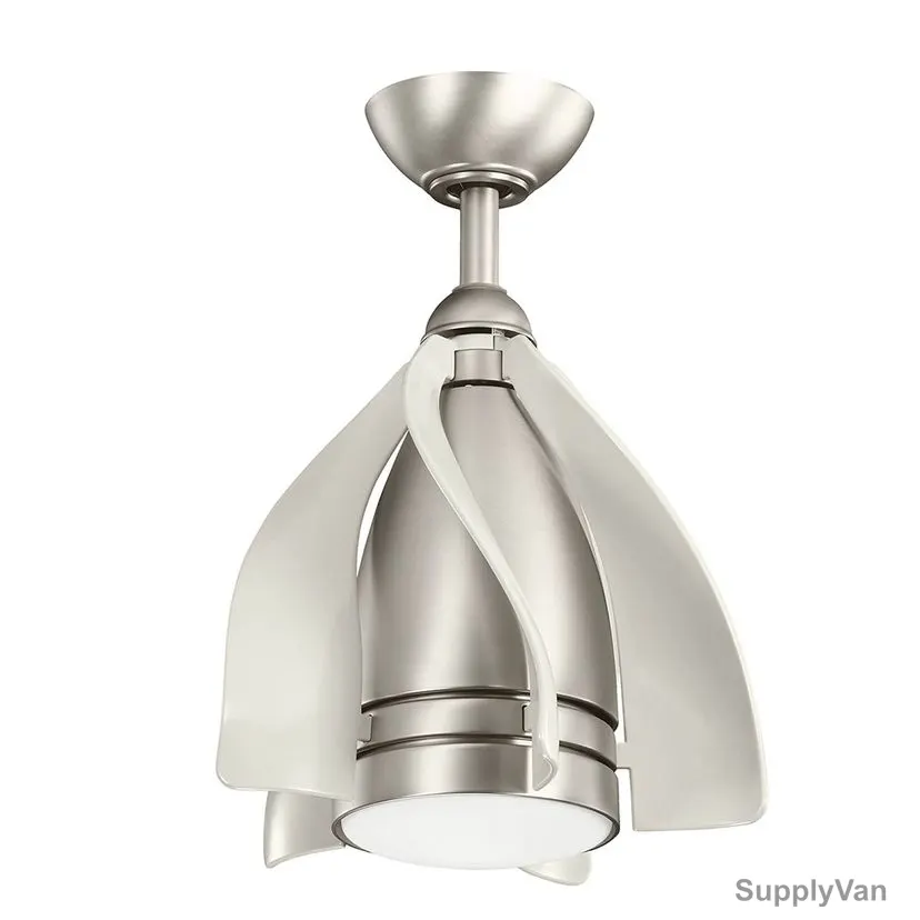 Kichler Ceiling Fan, KLF-TERNA-15-BN, Terna, 5 Blade, 15 Inch, Brushed Nickel — image 1