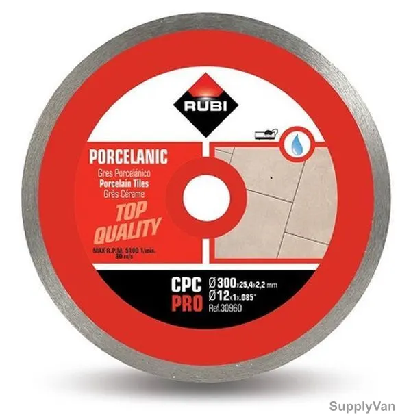 Rubi Continuous Rim Diamond Blade, 030960, 300MM
