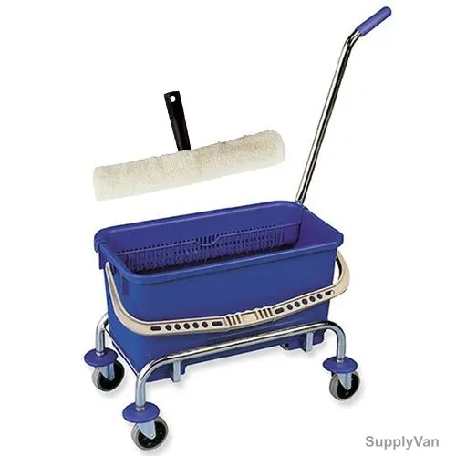 Intercare Window Cleaning Trolley, Plastic, 20 Ltrs, Blue