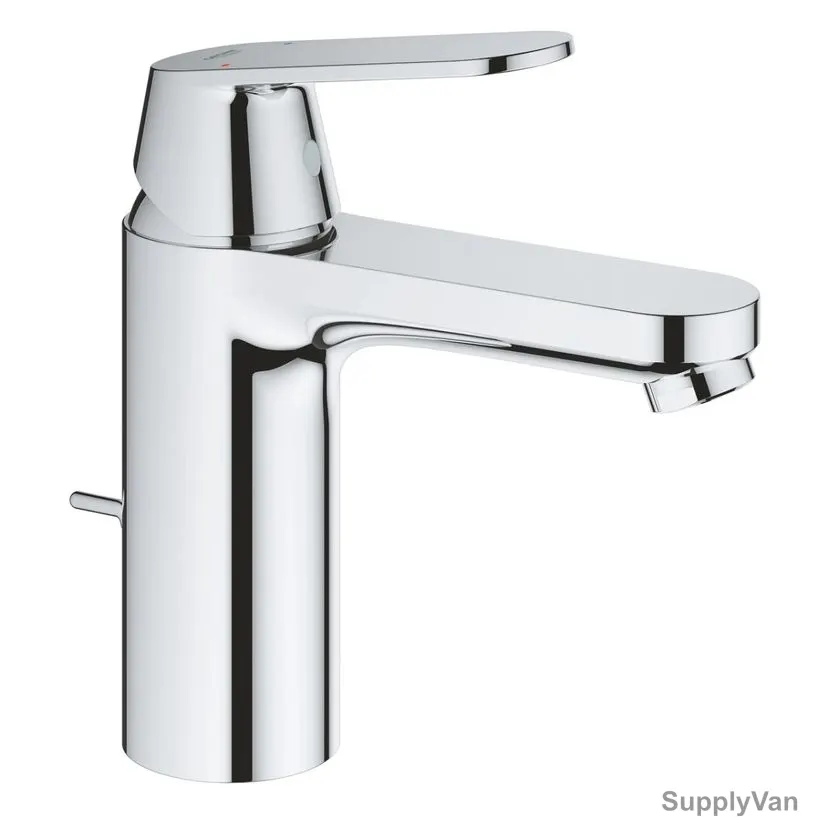 Grohe Single Lever Medium Basin Mixer, 2332500F, EuroSmart Cosmo, Metal, 5 Ltrs/Min, Starlight Chrome Finish — image 1