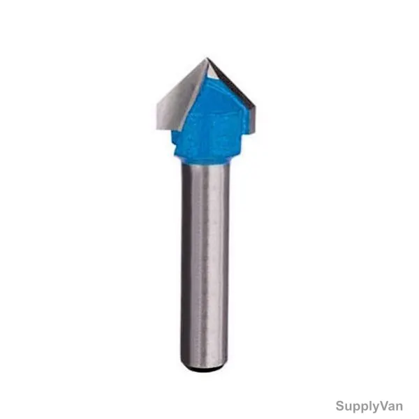 Vertex 90 Degree Grooving Router Bit, VXRB-GB01, 12 Inch