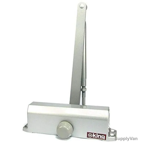 King Door Closer, K-750, Aluminium, Silver