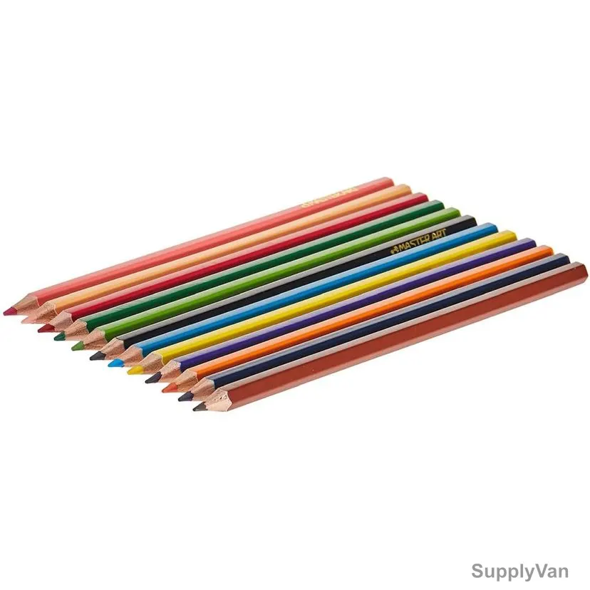 Masterart Color Pencil, 108519, Multicolor, 12 Pcs/Pack