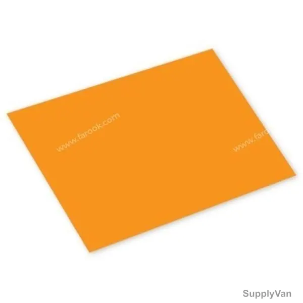 FIS Colored Card, FSCH16070100SA, 160 GSM, 70 x 100CM, Saffron, PK100
