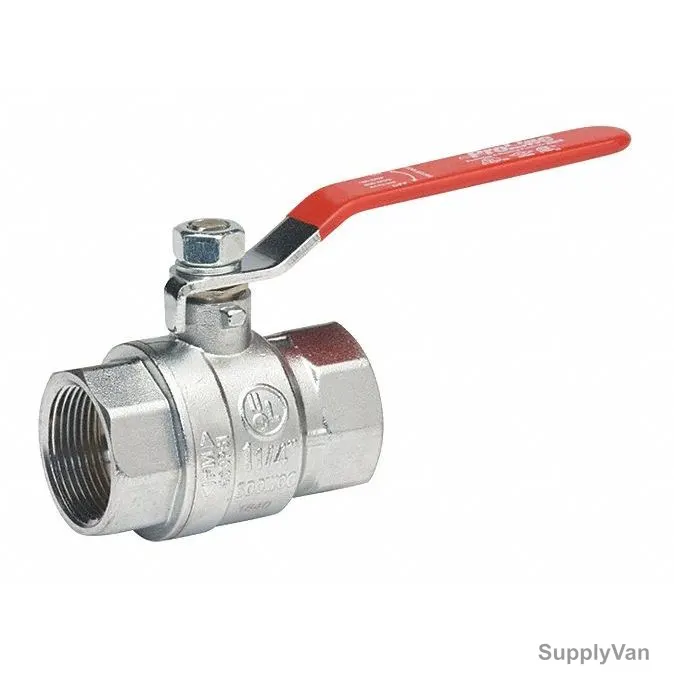 Pegler Ball Valve, Chrome Plated, 3/4 Inch