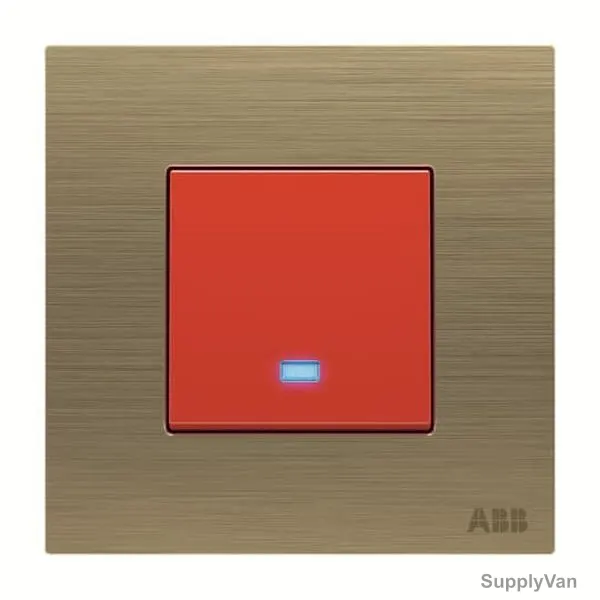 ABB Dual Pole Electrical Switch, AM17744-AG, Millenium, 1 Gang, 45A