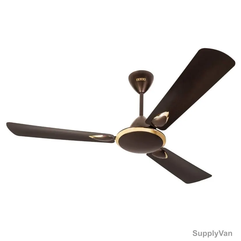 Usha Ceiling Fan, Striker Platinum, 3 Blades, 1400MM, Deep Matallic Brown — image 1