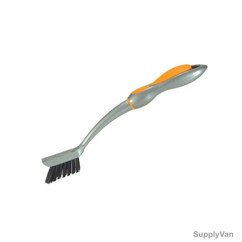Aricasa SureGrip Tile and Grout Brush, 423, 310MM, Grey/Orange — image 1