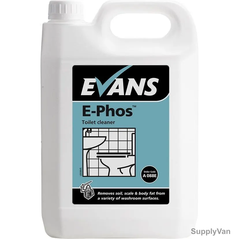 Evans E-Phos Perfumed Toilet Cleaner, 5 Ltrs, 2 Pcs/Pack