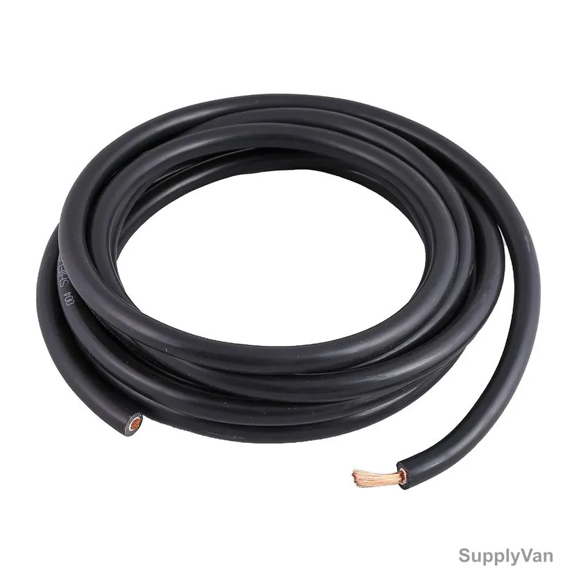 Rns Single Insulated Copper Welding Cable, 1 Core, 35 SQ.MM, 90 Yards Length, Black — image 1
