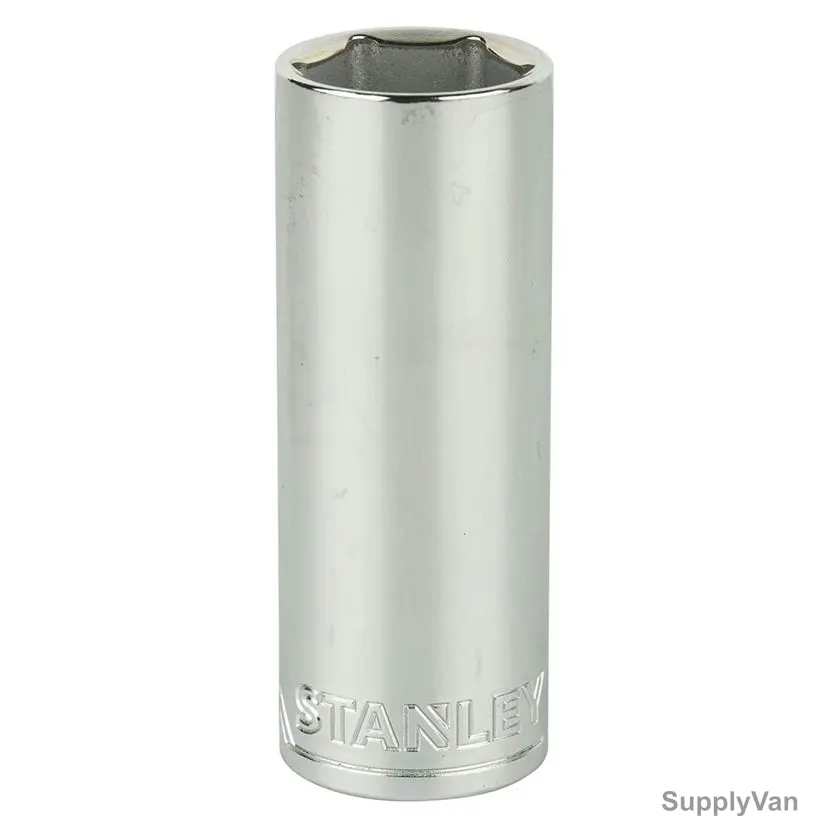 Stanley 6 Point Deep Socket, STMT73334-8B, 1/2 Inch Drive, 21MM