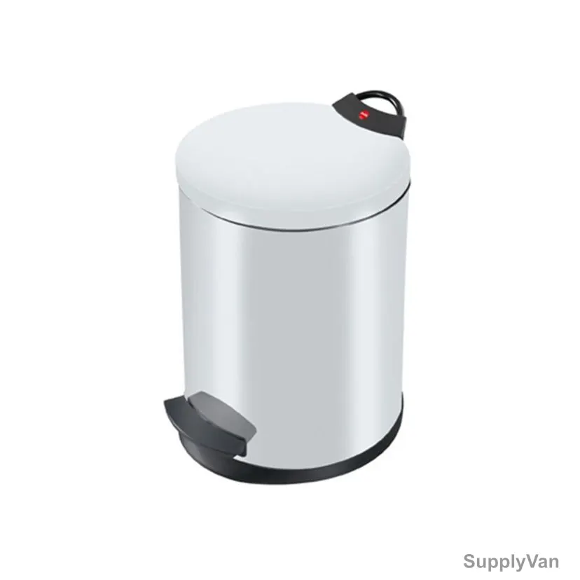Hailo Pedal Waste Bin, HLO-0513-429, Pedal Waste Bin T2 M, 11 Litres, White