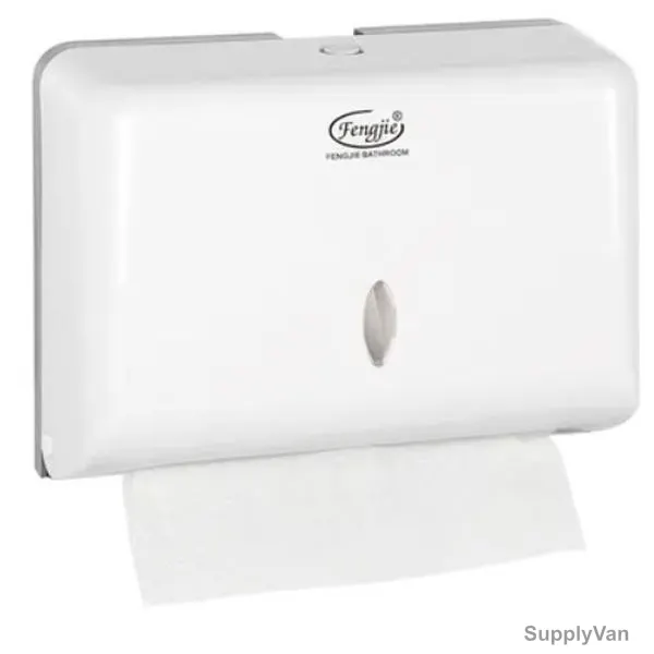 Fengjie C-Fold Paper Towel Dispenser, FQ604A, ABS, 205MM Height x 95MM Width x 270MM Length, White