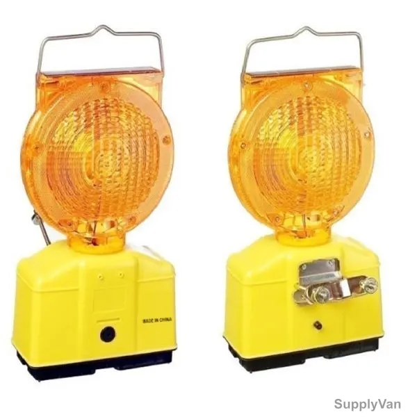 Solar Flashing Light With Bracket, WNP, Amber