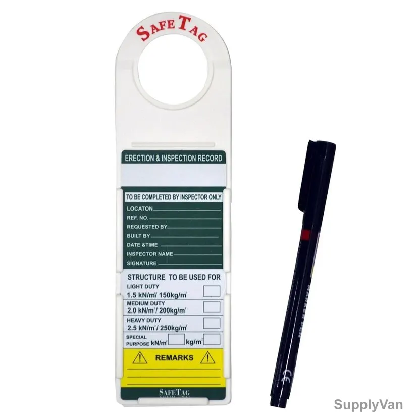 Scaffolding Tags With 2 Marker, ADD, 12 Pcs/Set