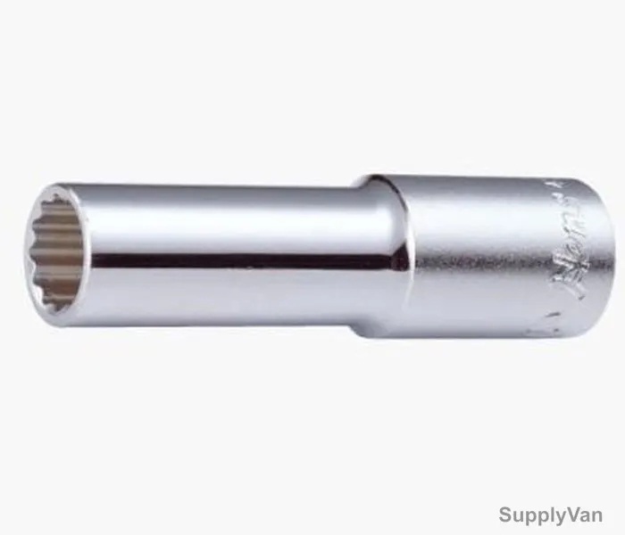 Hans 12 Point Deep Socket, 4302A, 3/8 Inch