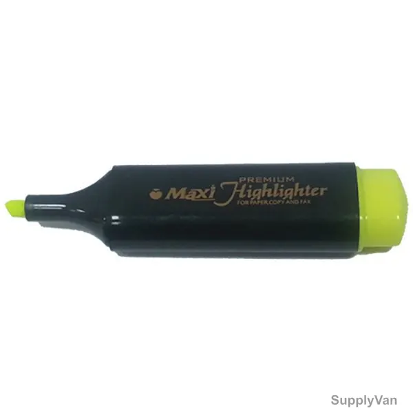 Maxi Premium Highlighter, MX-50, Yellow