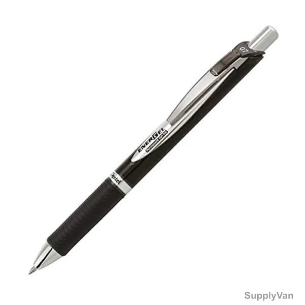 Pentel Energel Permanent Gel Roller Pen, PE-BLP77-01A, 0.7MM Tip, Black