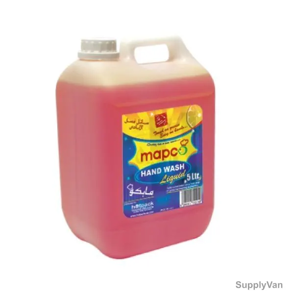 Hotpack Mapco Handwash Liquid Cleaner, HWL, 5 Liters, PK4