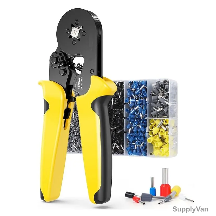 Novex Wire Crimping Tool Kit, NHT-TTK-1001, 0.25-10 SQ.MM, Yellow/Black — image 1