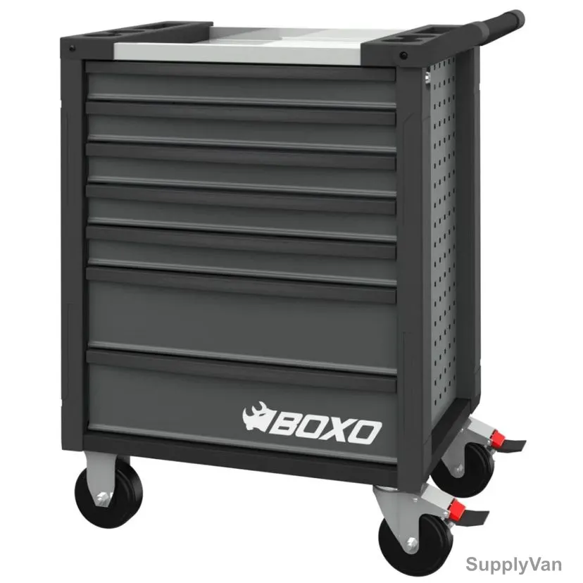 Boxo Empty Workshop Trolley With Mis System, BTD279071MP, 7 Drawer, 700 Kg Weight Capacity — image 1