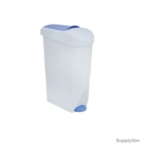 Sanitary Pedal Bin, SNTY-1035, 21 Ltrs, White/Blue