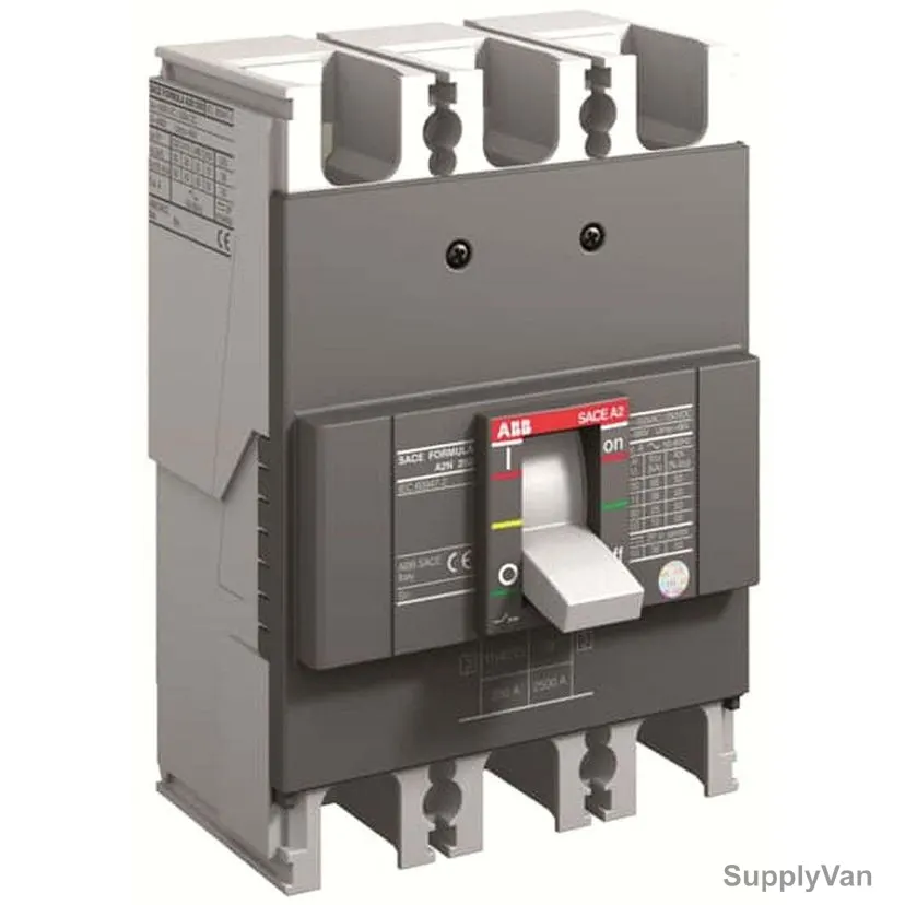 ABB Moulded Case Circuit Breaker, A2C-MCCB-125A-3P-25KA, 3 Pole, 25kA, 125A — image 1