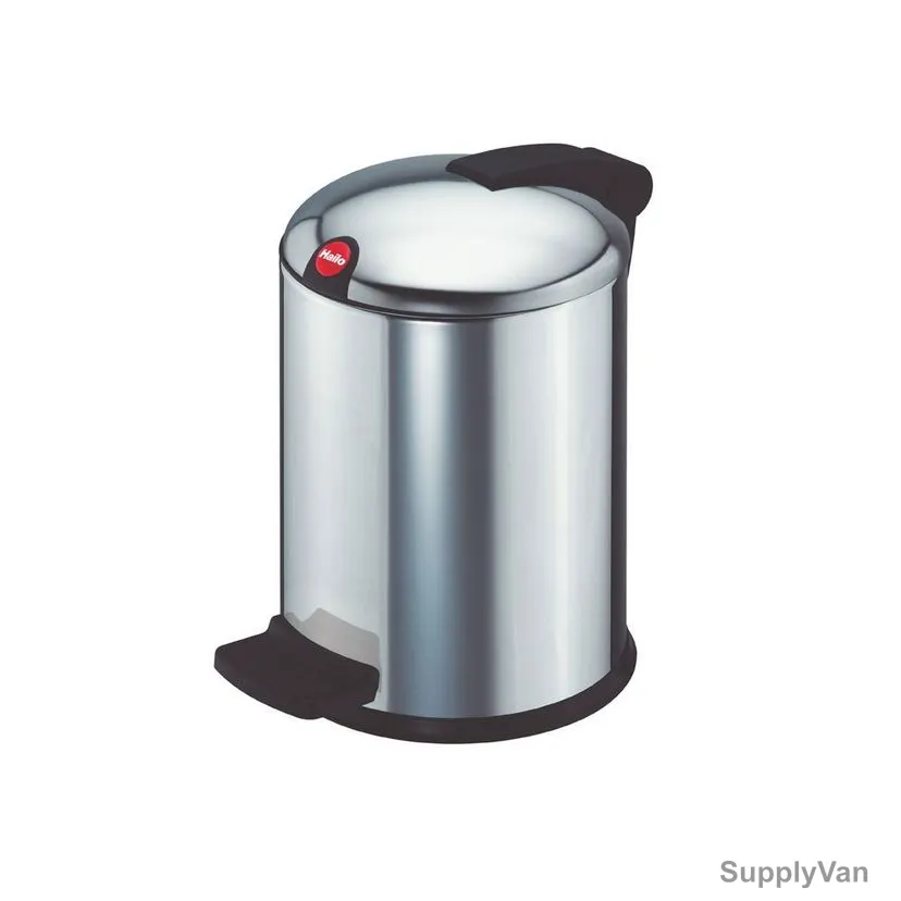 Hailo Pedal Waste Bin, HLO-0704-560, Design S, 4 Litres, Silver