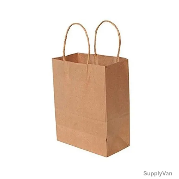 Snh Kraft A5 Paper Bag, B07MX3BL96, Brown, 50 Pcs/Pack